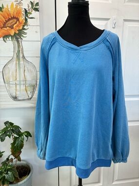 POL Sky Blue Women's Pullover Sweatshirt